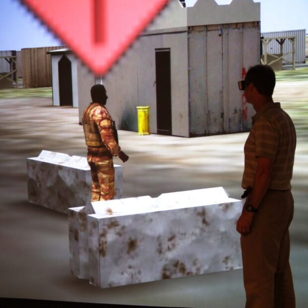 CAVE 4 - VR military training