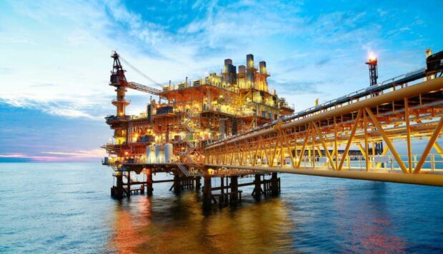 Offshore Oil Rig in the Gulf of Mexico