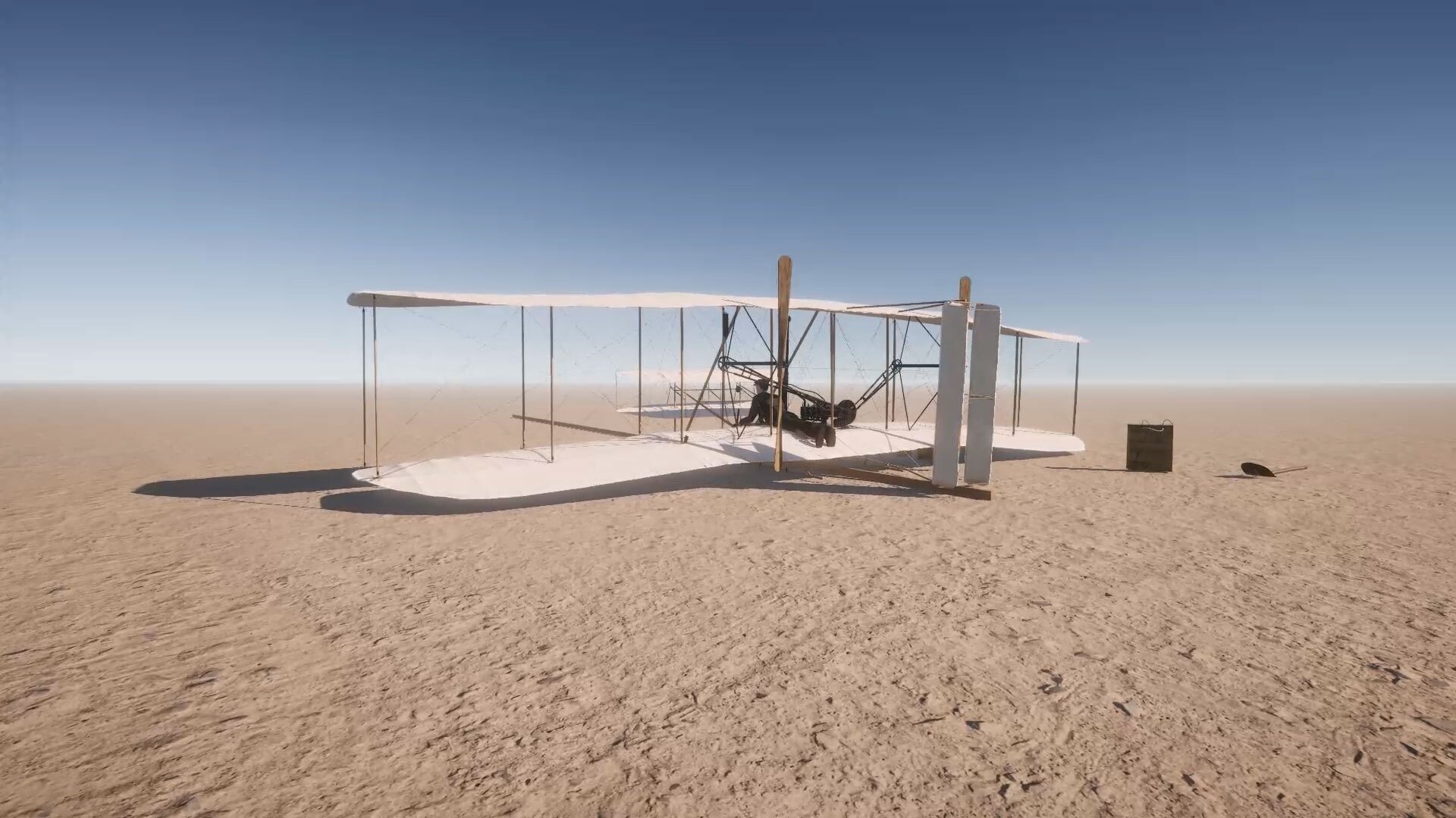 The Wright Flyer in a VR Experience
