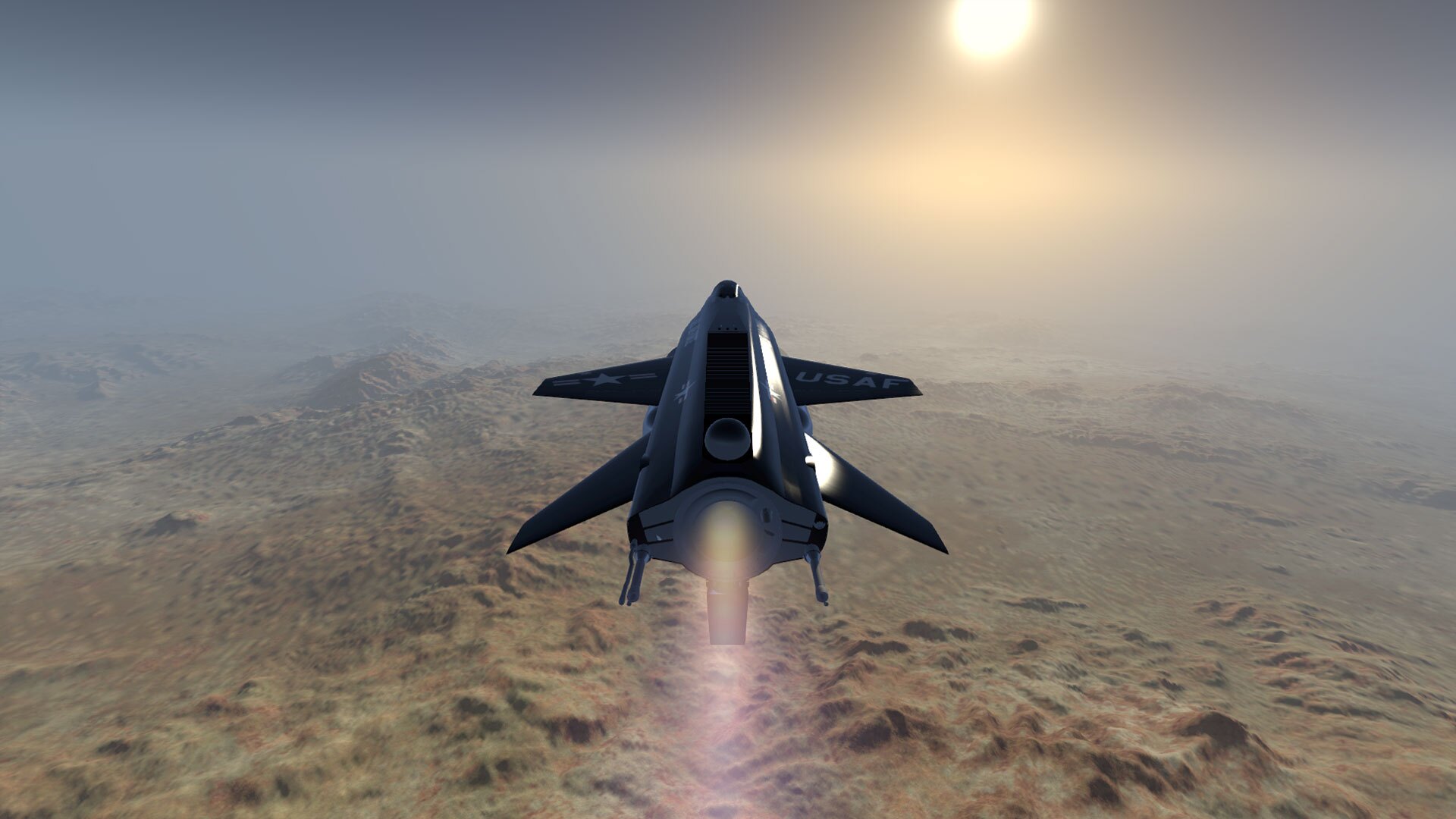 Experience flight - USAF plane flying in VR flight experience