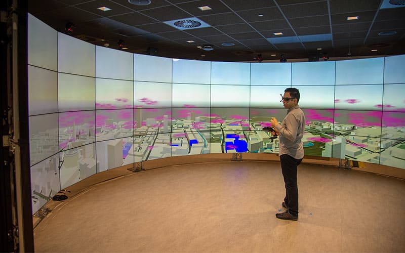 Caption: The Data Visualisation Observatory (DVO) at the University of Manchester’s Alliance Manchester Business School (AMBS), is now entering its sixth year.