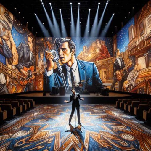 Immersive Theatre with content development using AI