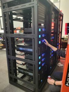 Organized rack for advanced gaming computer